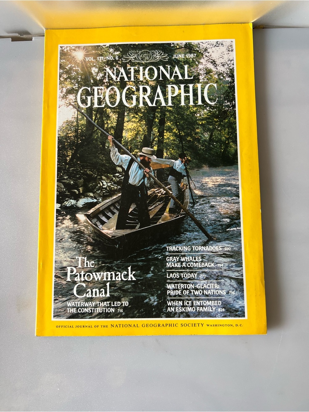 National Geographic magazine from June 1987